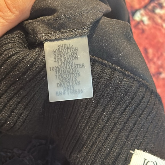 Womens Roi Black Lace  Drawstring Waist Cropped Pants medium - Picture 11 of 11